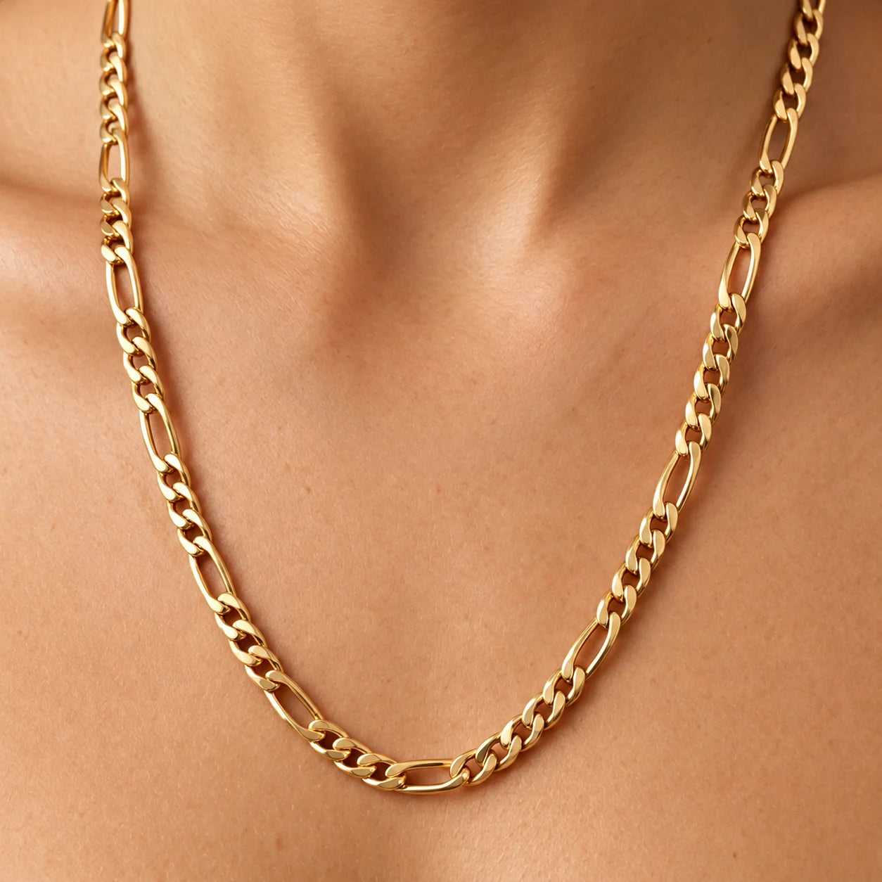 Flat Cuban Chain | Gold Plated