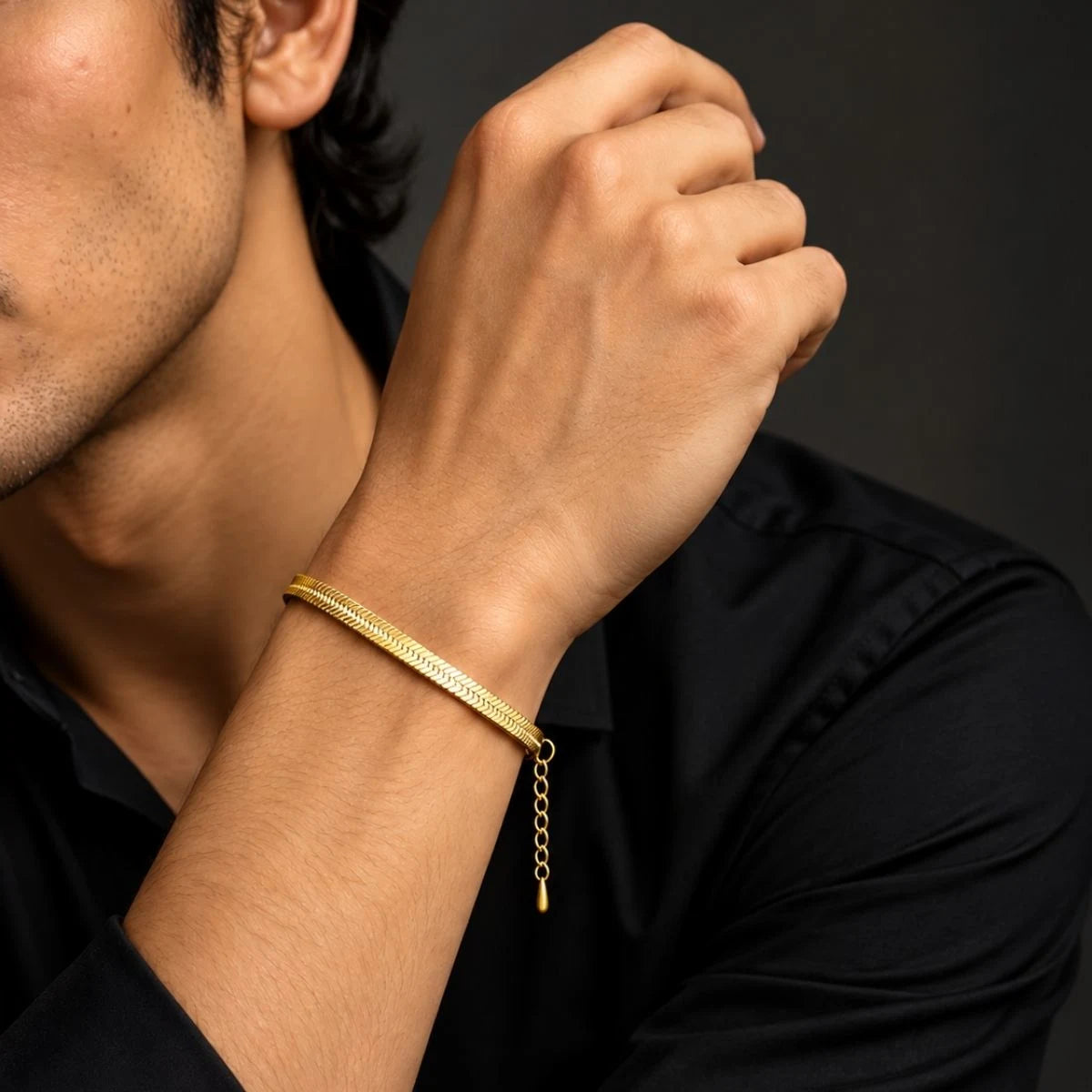 Sleek Snake Bracelet | gold vermeil