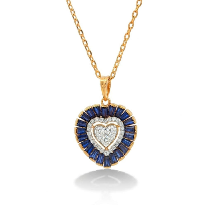 Aura Midnight Heart Pendant