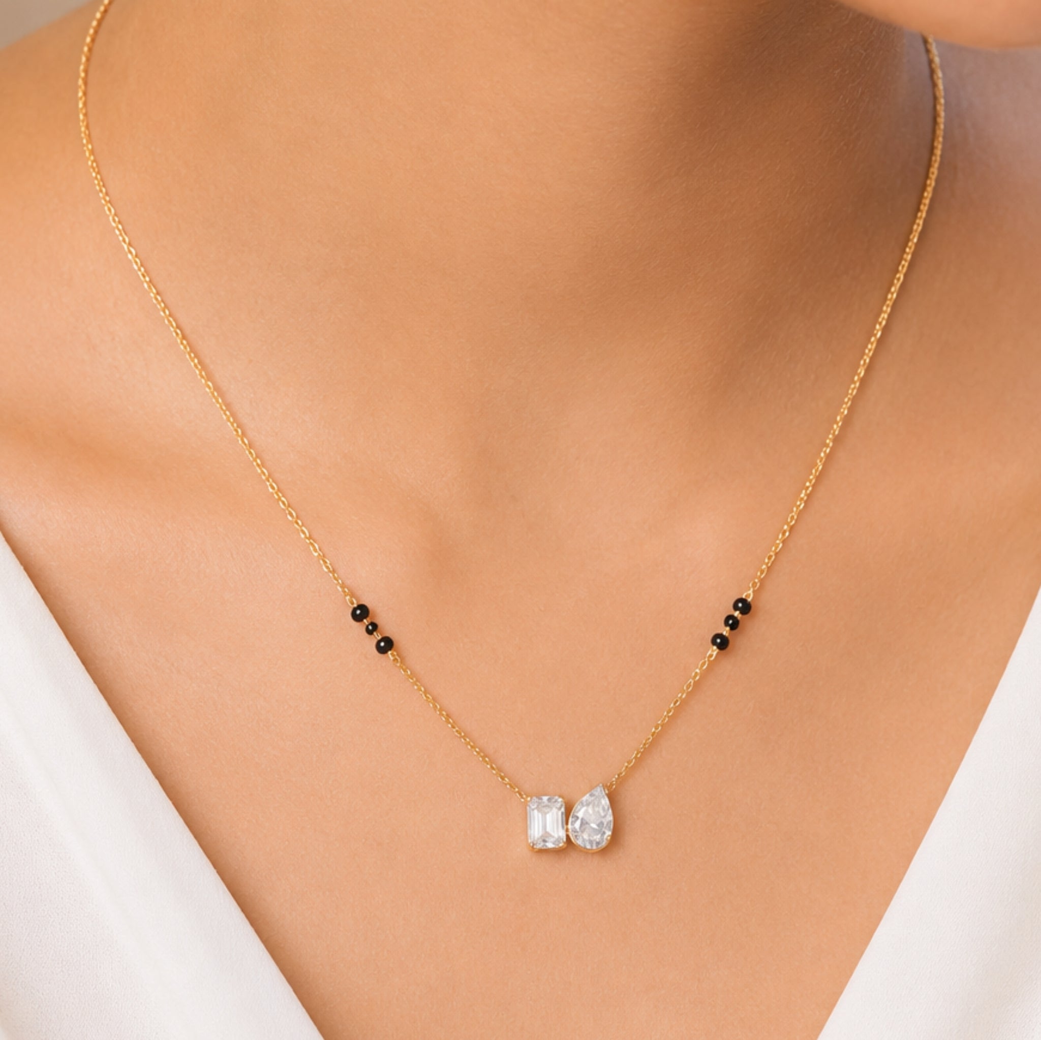 Toi Moi Mangalsutra | Gold Vermeil