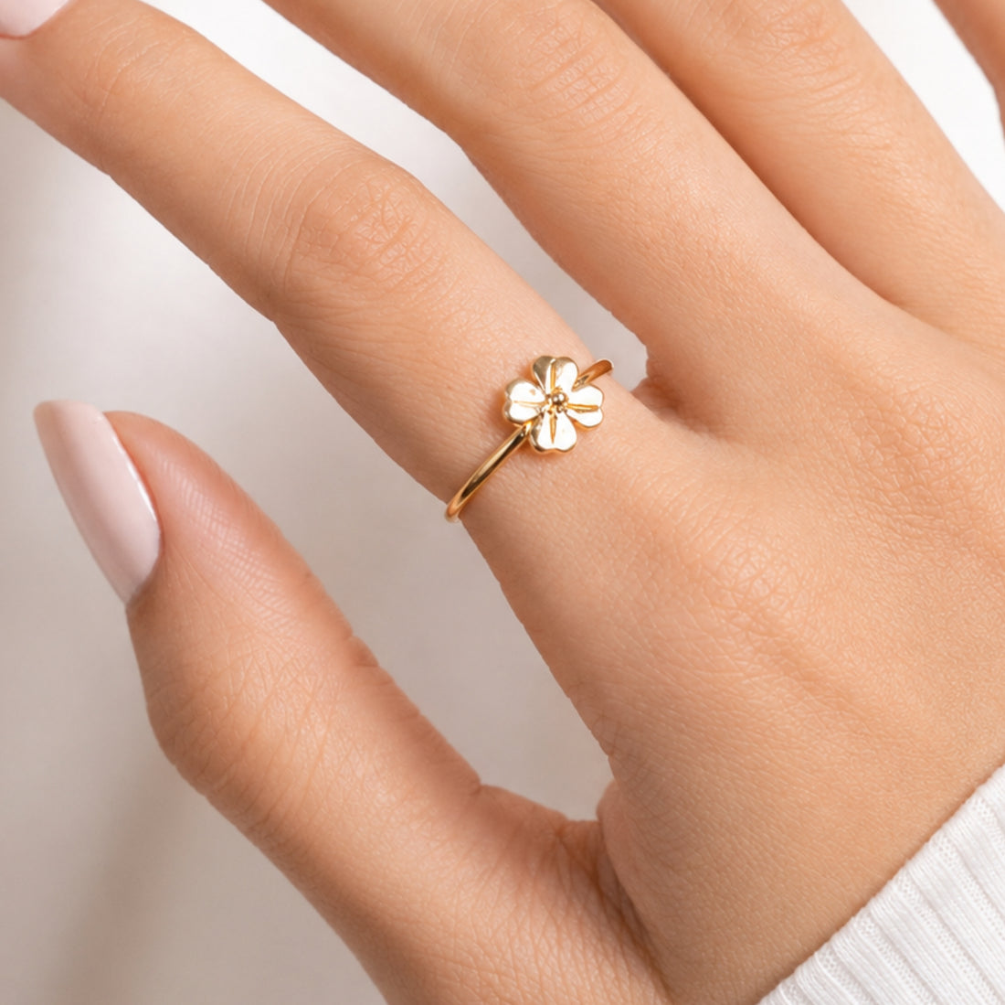 Gold Flower Ring