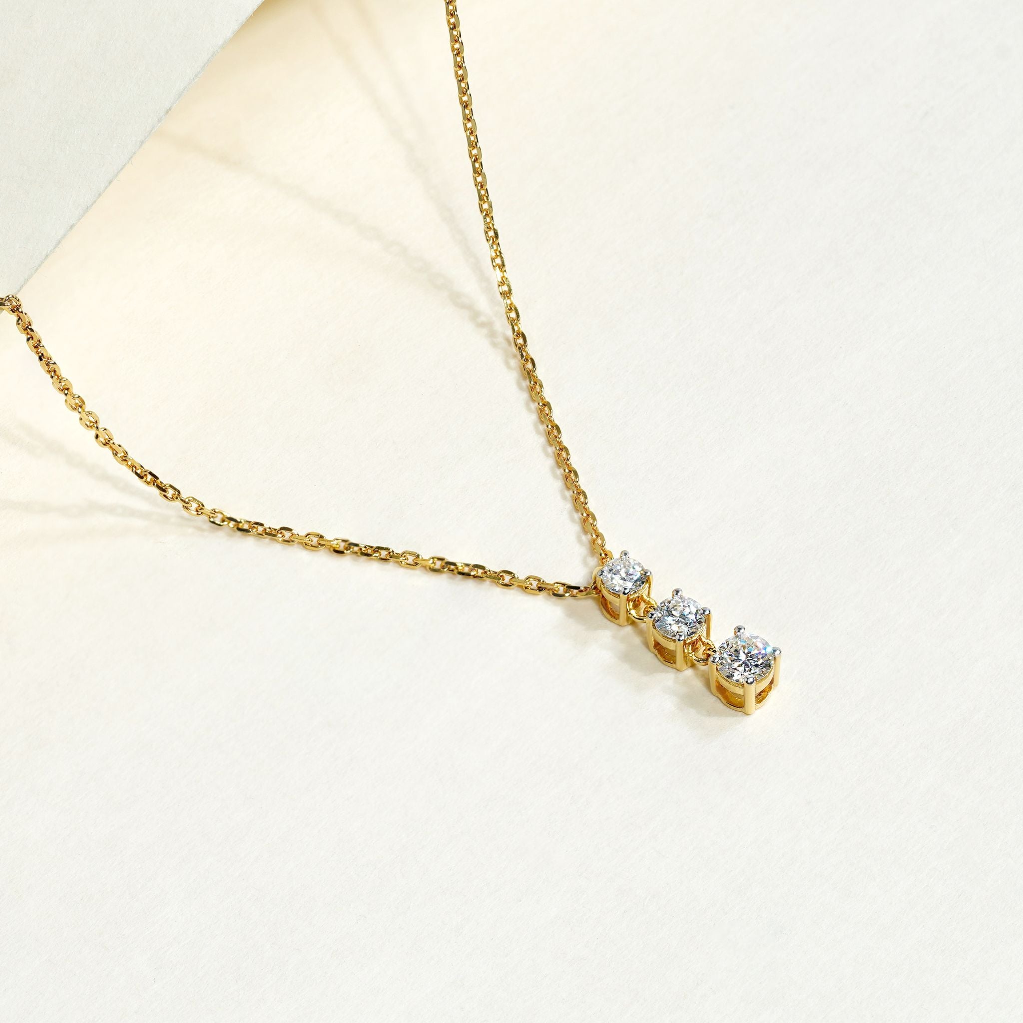 Trio Solitaire Pendant