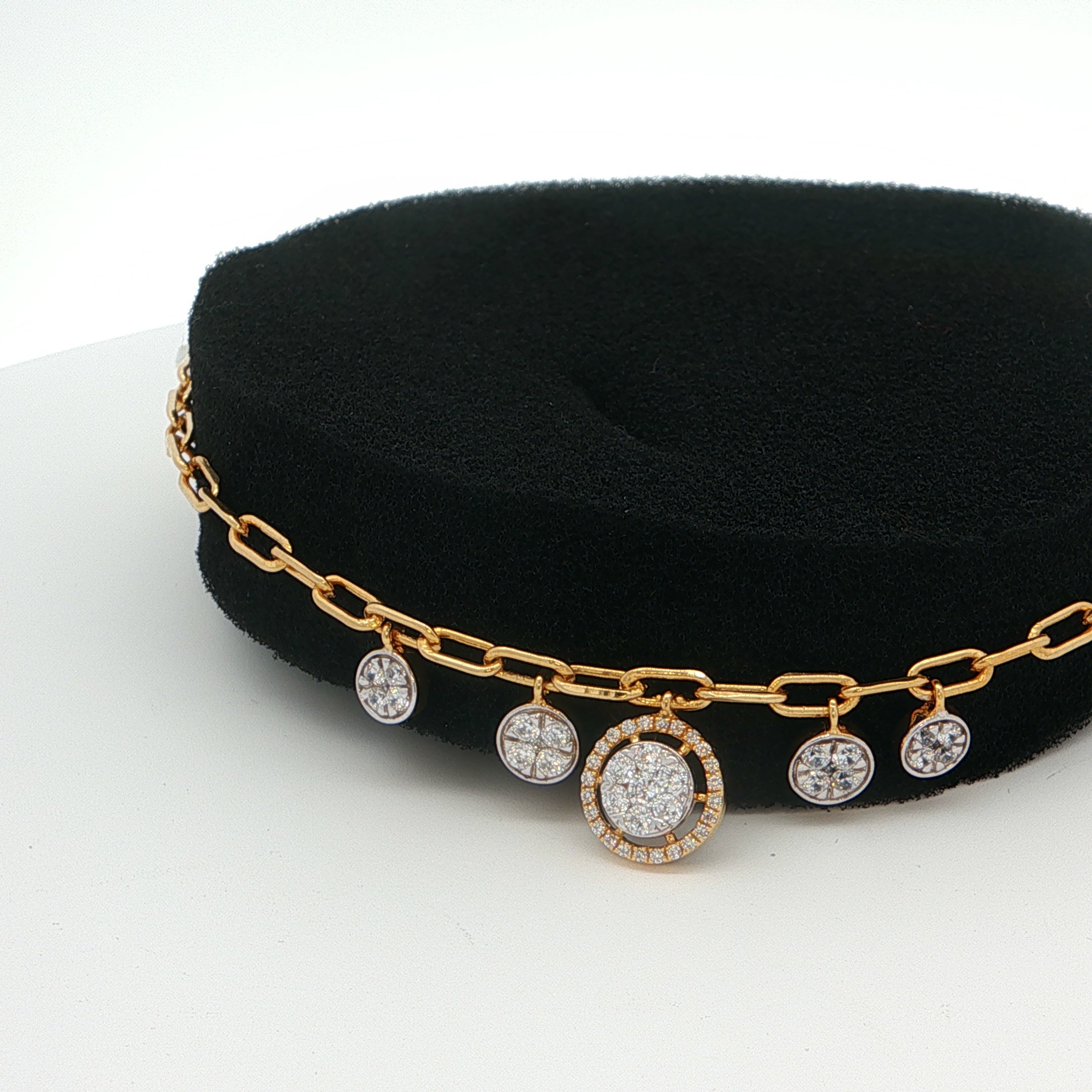 Sparkle Charm Bracelet | Gold Plated