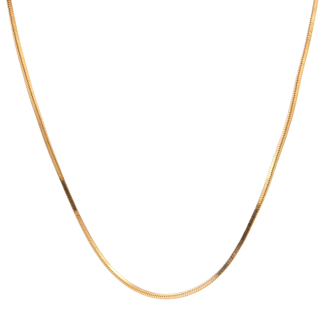 Snake-Link Gold Plated Chain