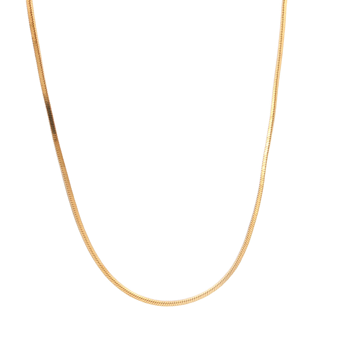 Snake-Link Gold Plated Chain