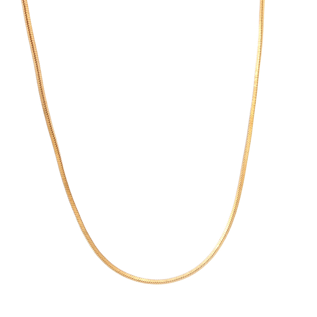 Snake-Link Gold Plated Chain