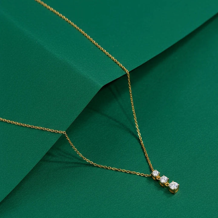 Trio Solitaire Pendant