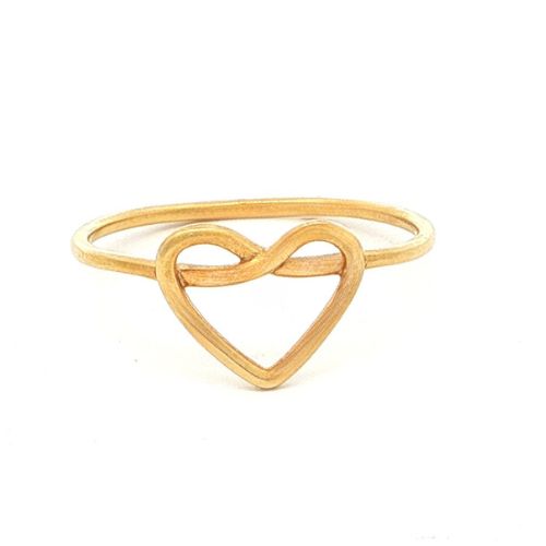 Gold Plated Heart Ring