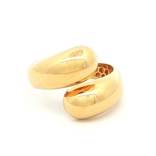 Gold-Plated Dome Statement Ring