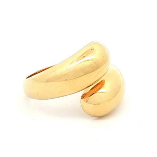 Gold-Plated Dome Statement Ring