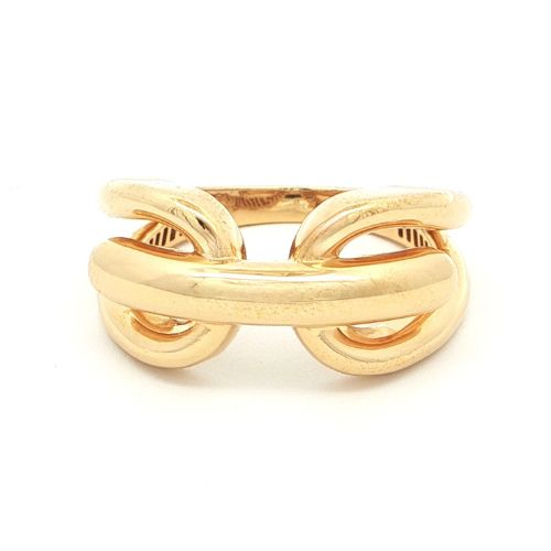 Trendy Double Loop Ring