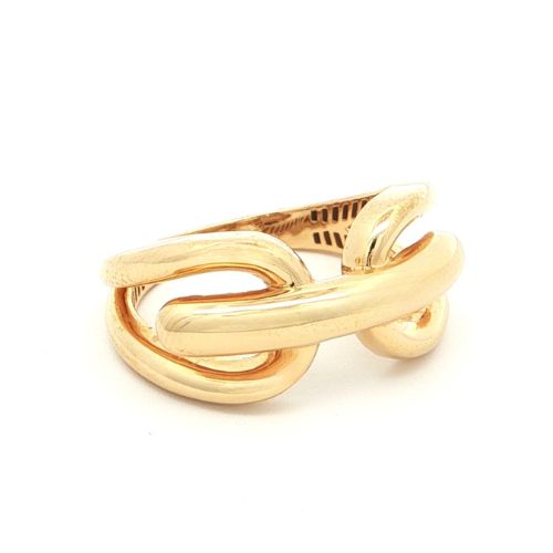 Trendy Double Loop Ring