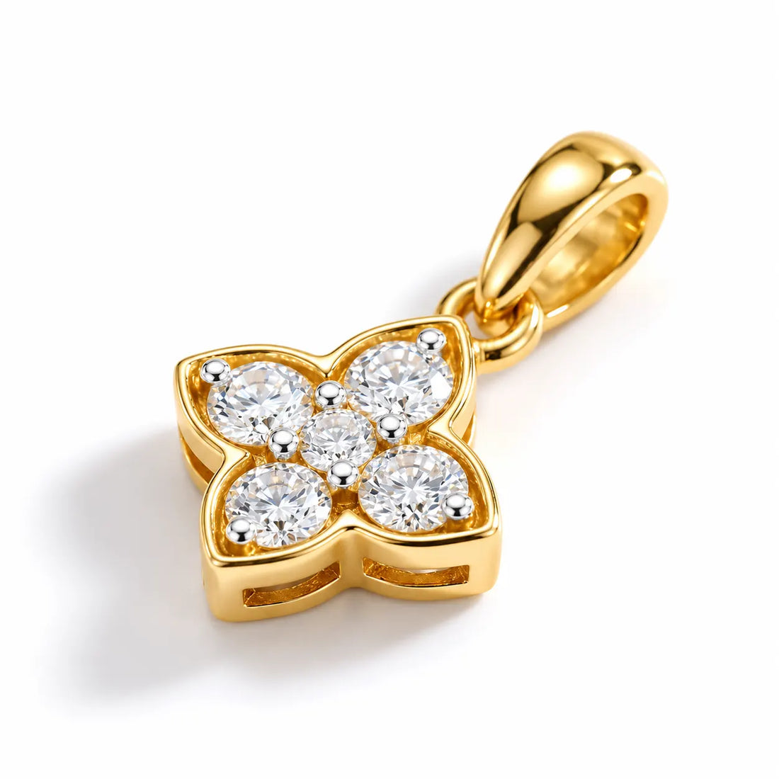 Four-Petal Pendant | Gold Vermeil