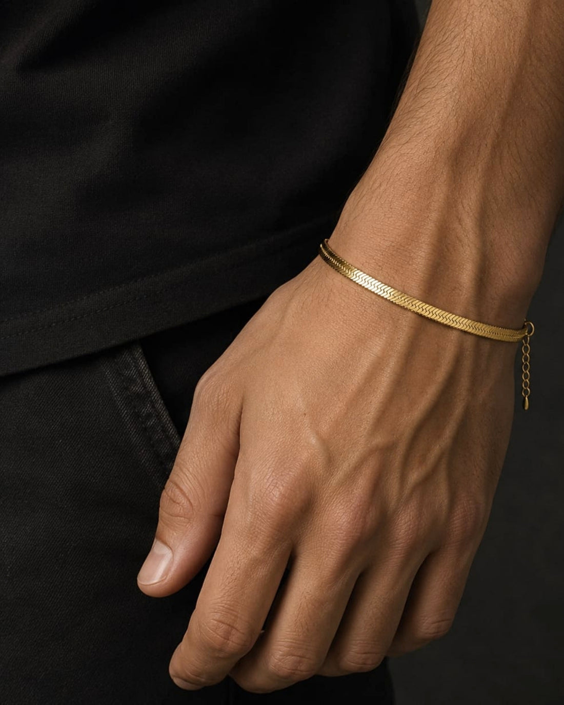 Sleek Snake Bracelet | gold vermeil