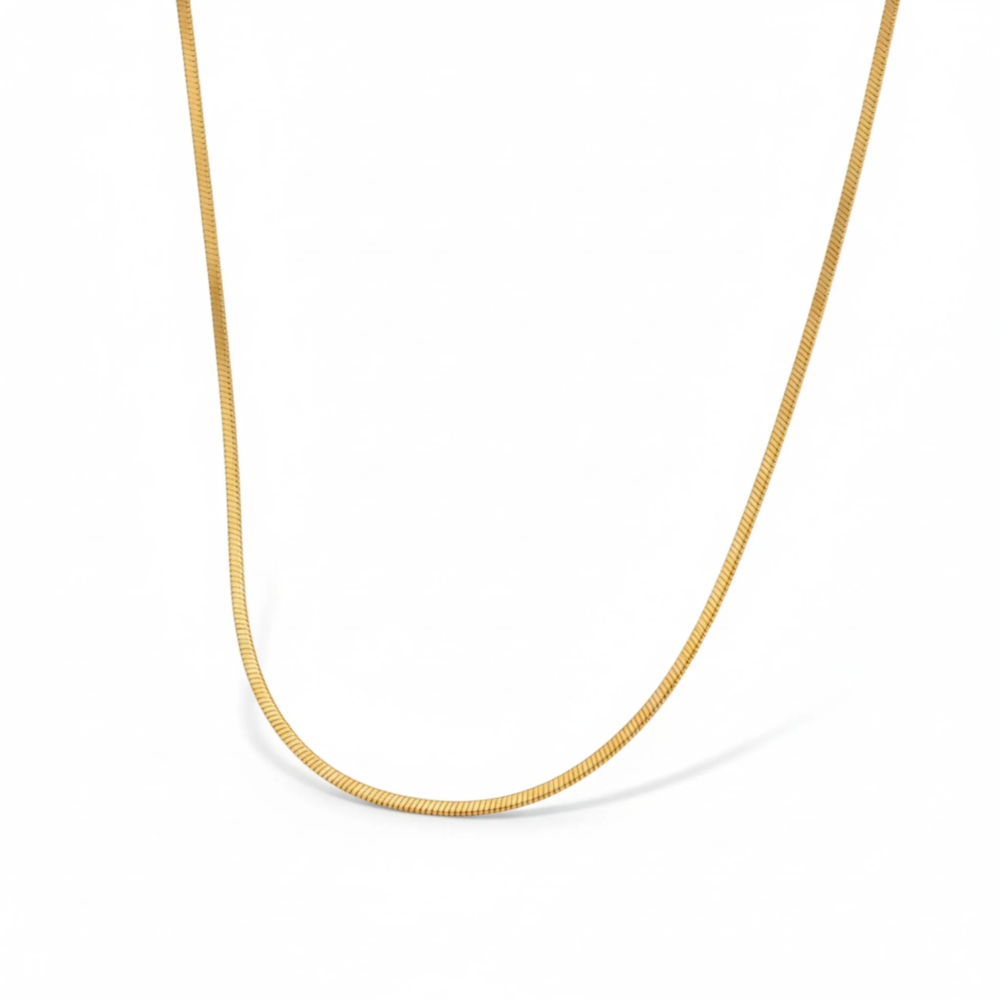 Snake-Link Gold Plated Chain