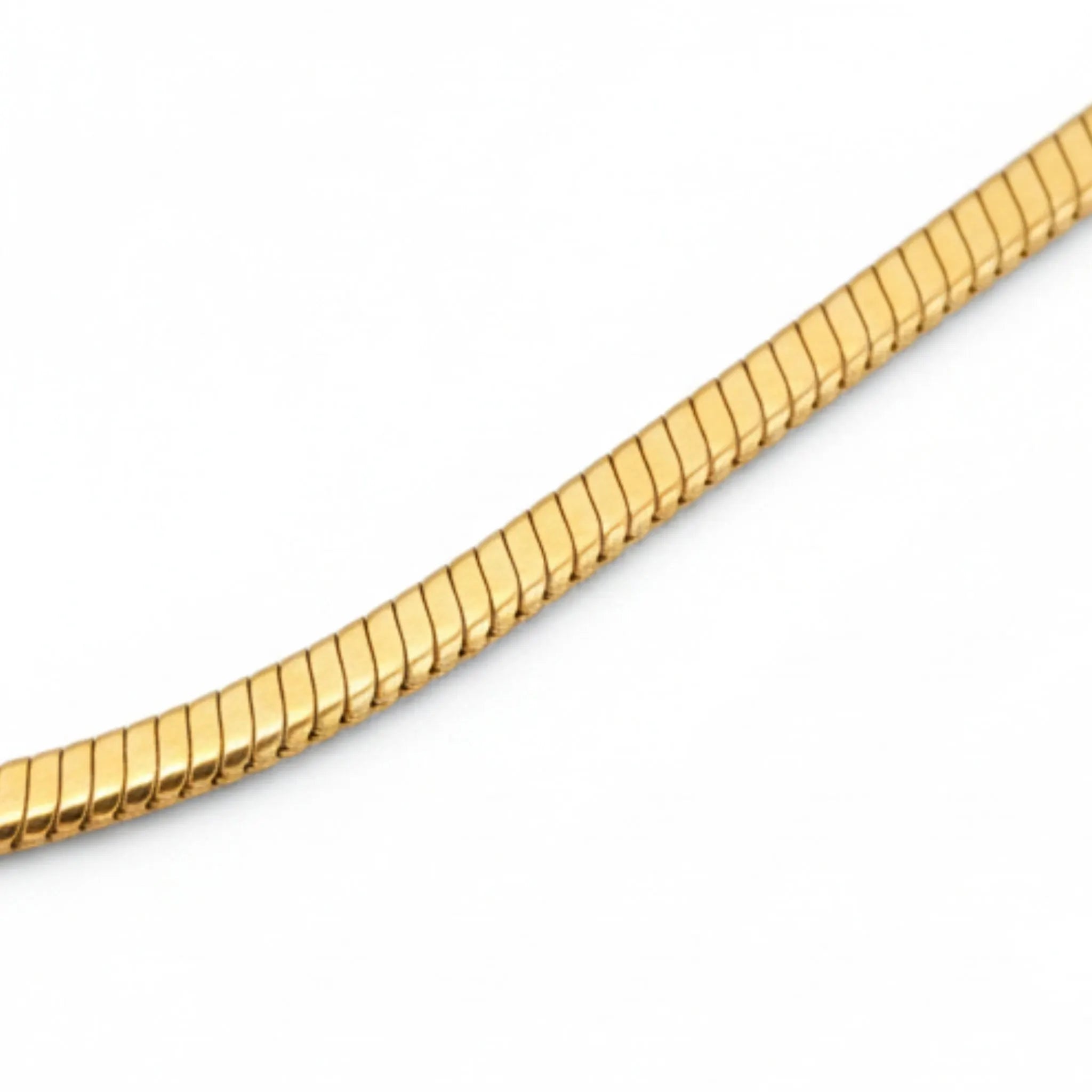 Snake-Link Gold Plated Chain