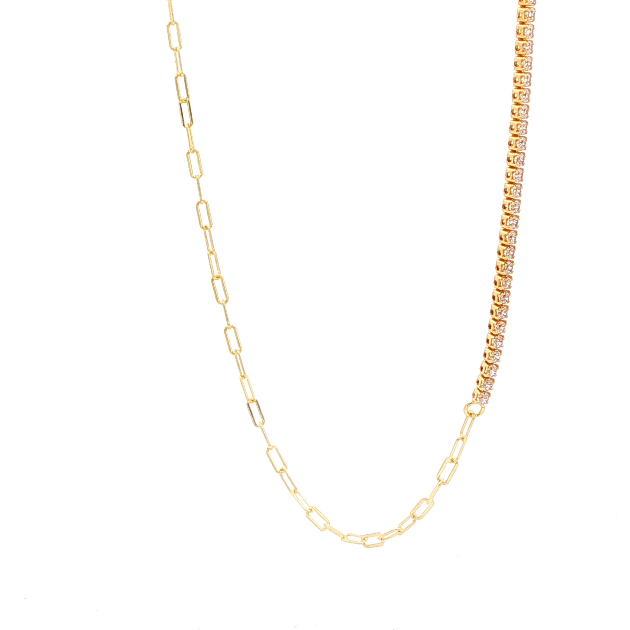 Paperclip Tennis Chain