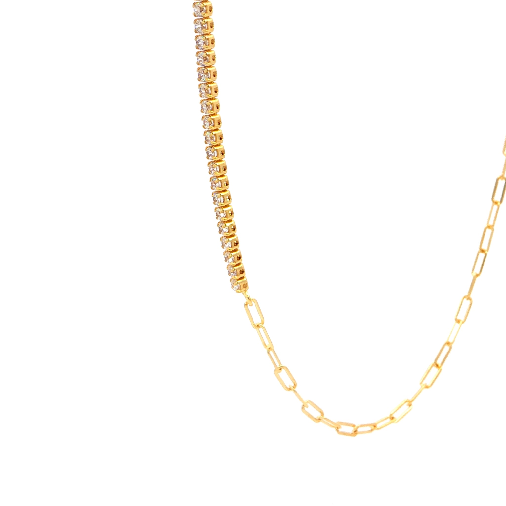 Paperclip Tennis Chain