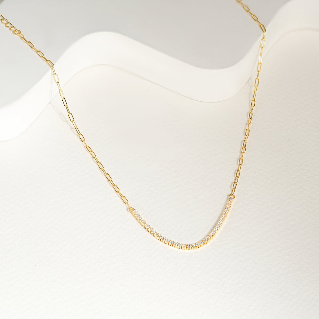 Paperclip Tennis Chain