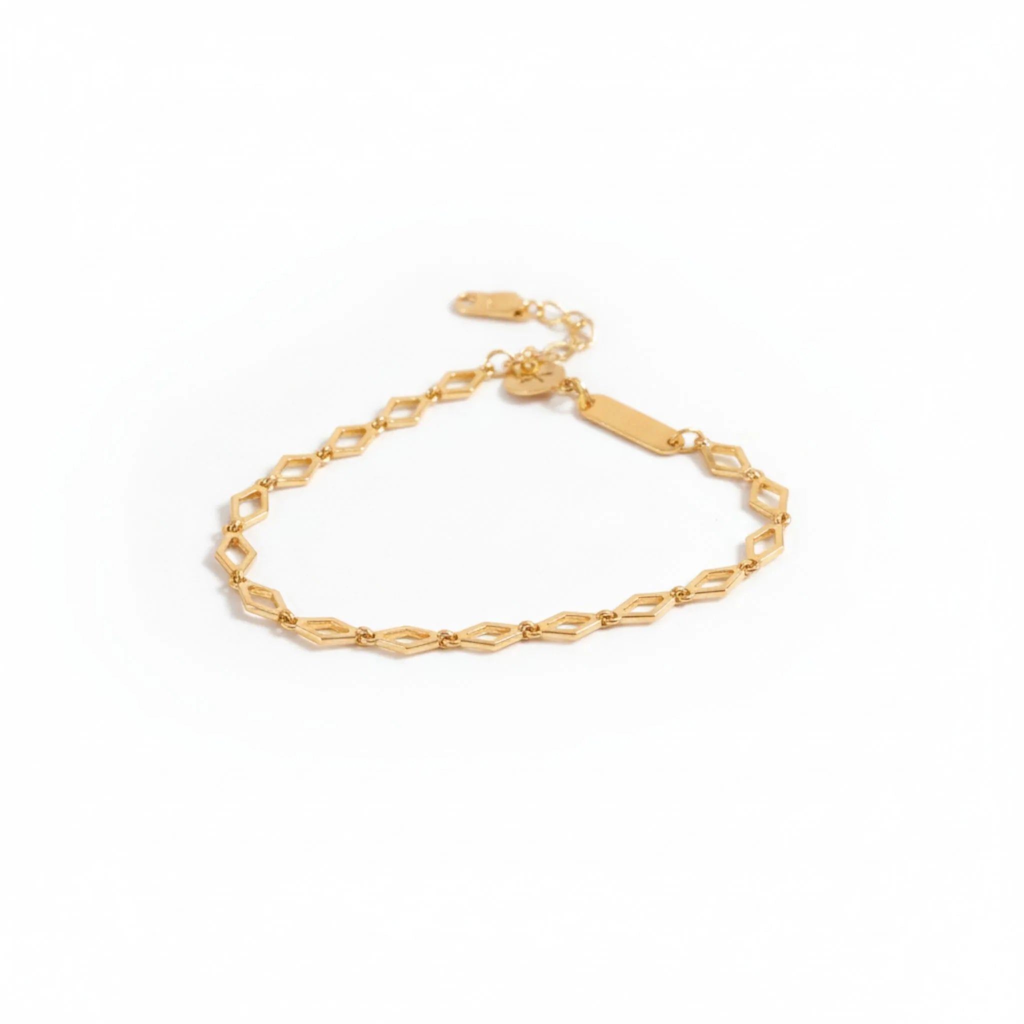 Minimal Link Bracelet | Gold Plated