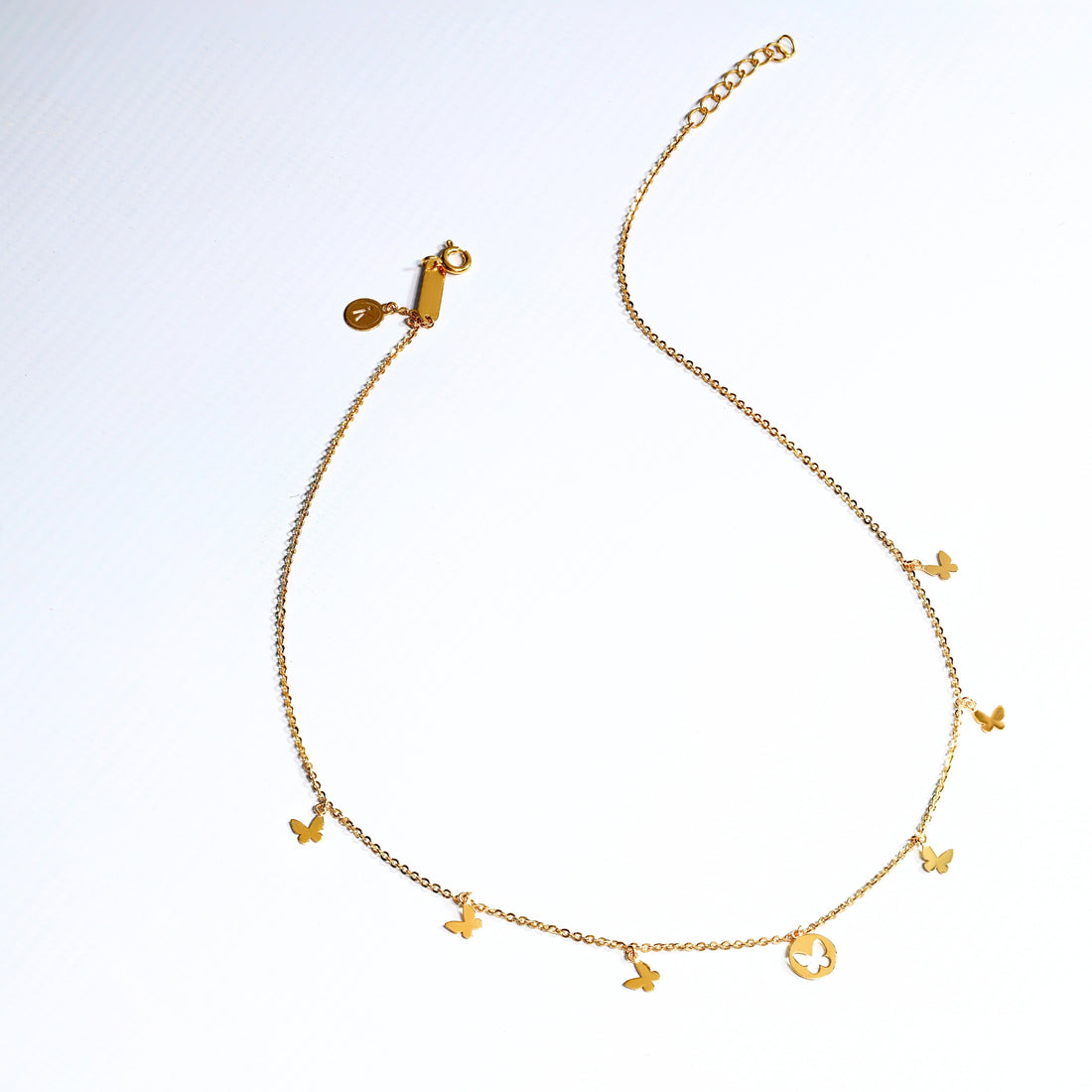 Boho Butterfly Charm Necklace