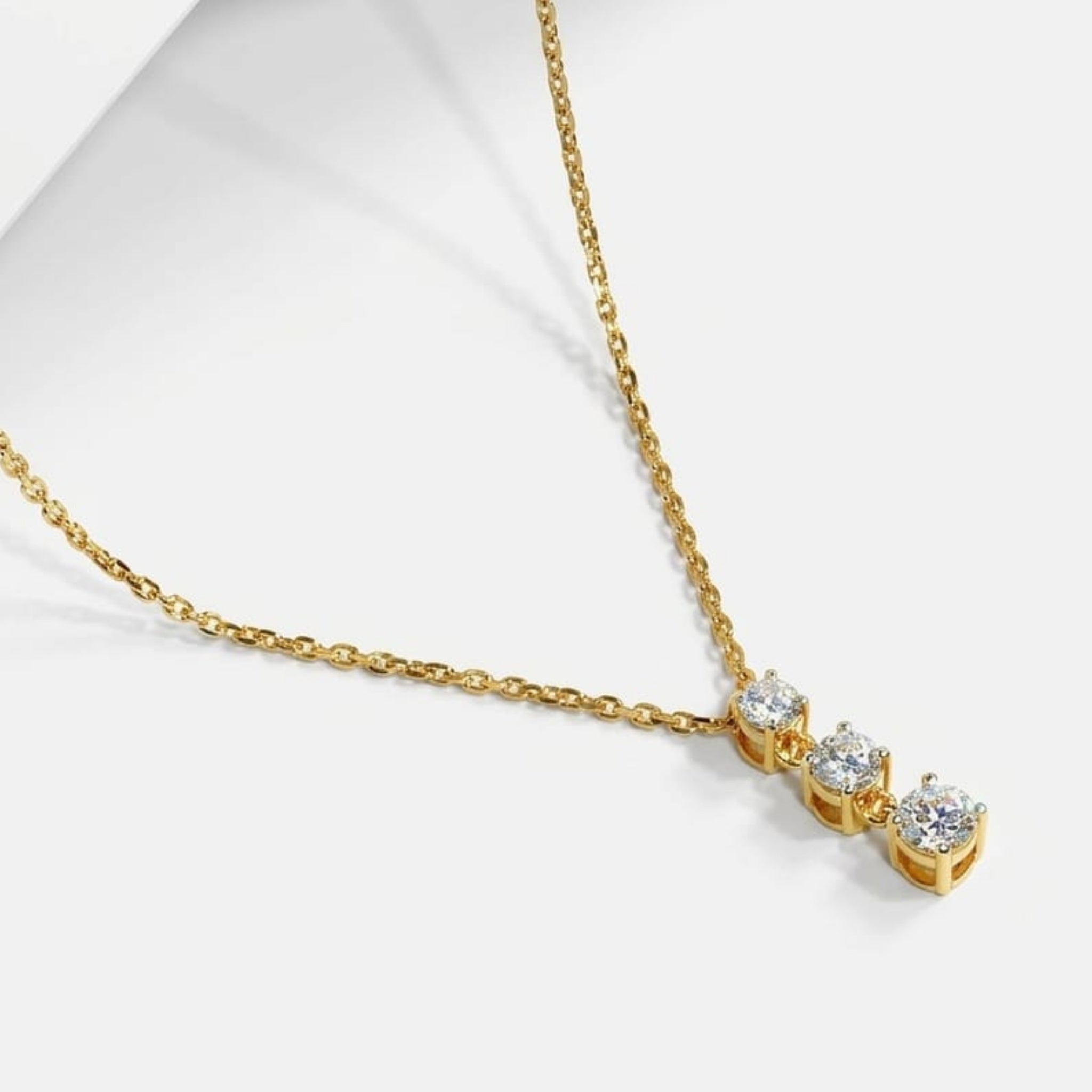 Trio Solitaire Pendant