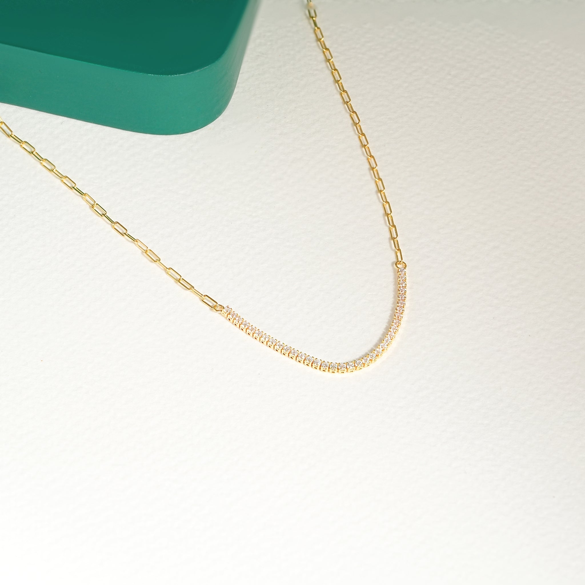 Paperclip Tennis Chain