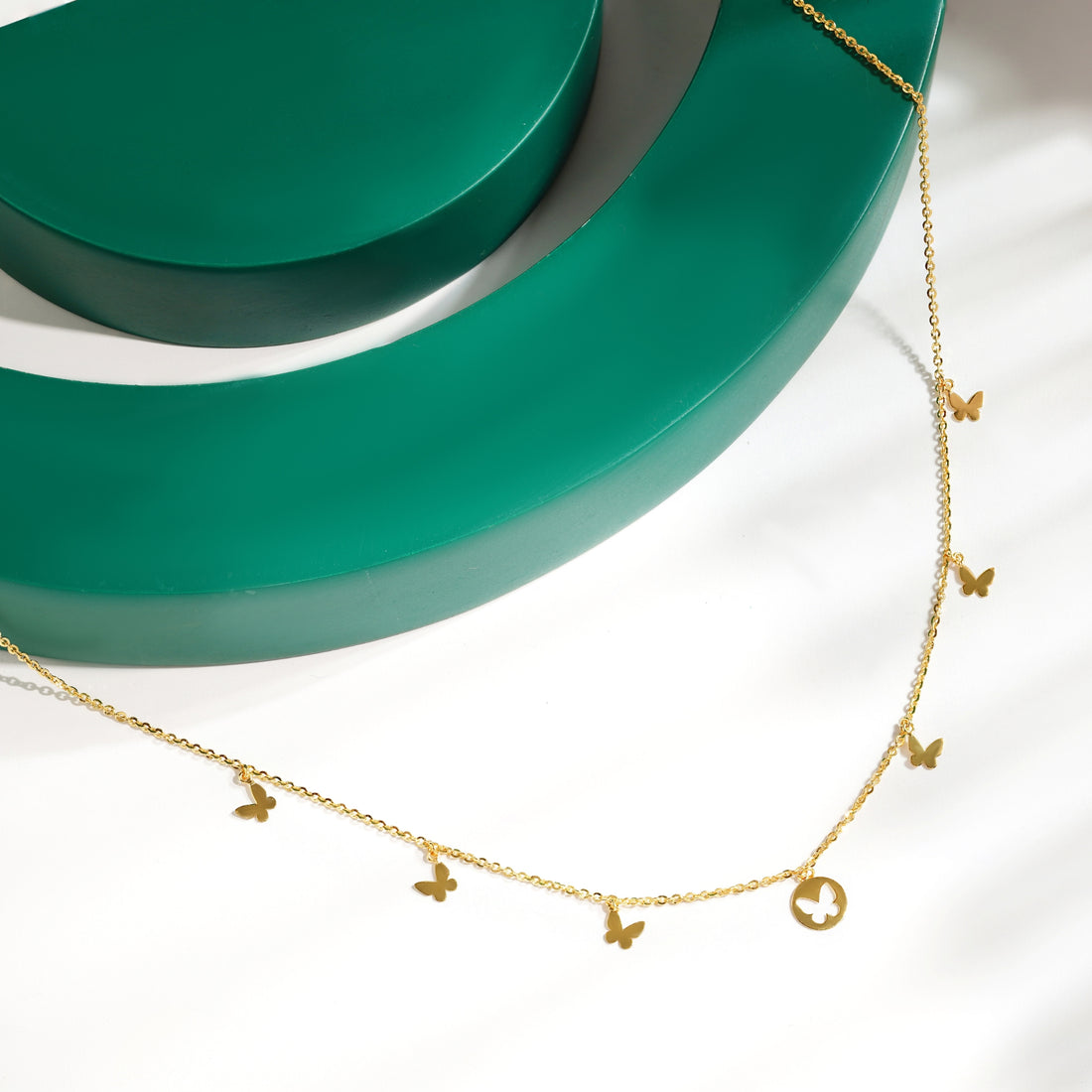Boho Butterfly Charm Necklace