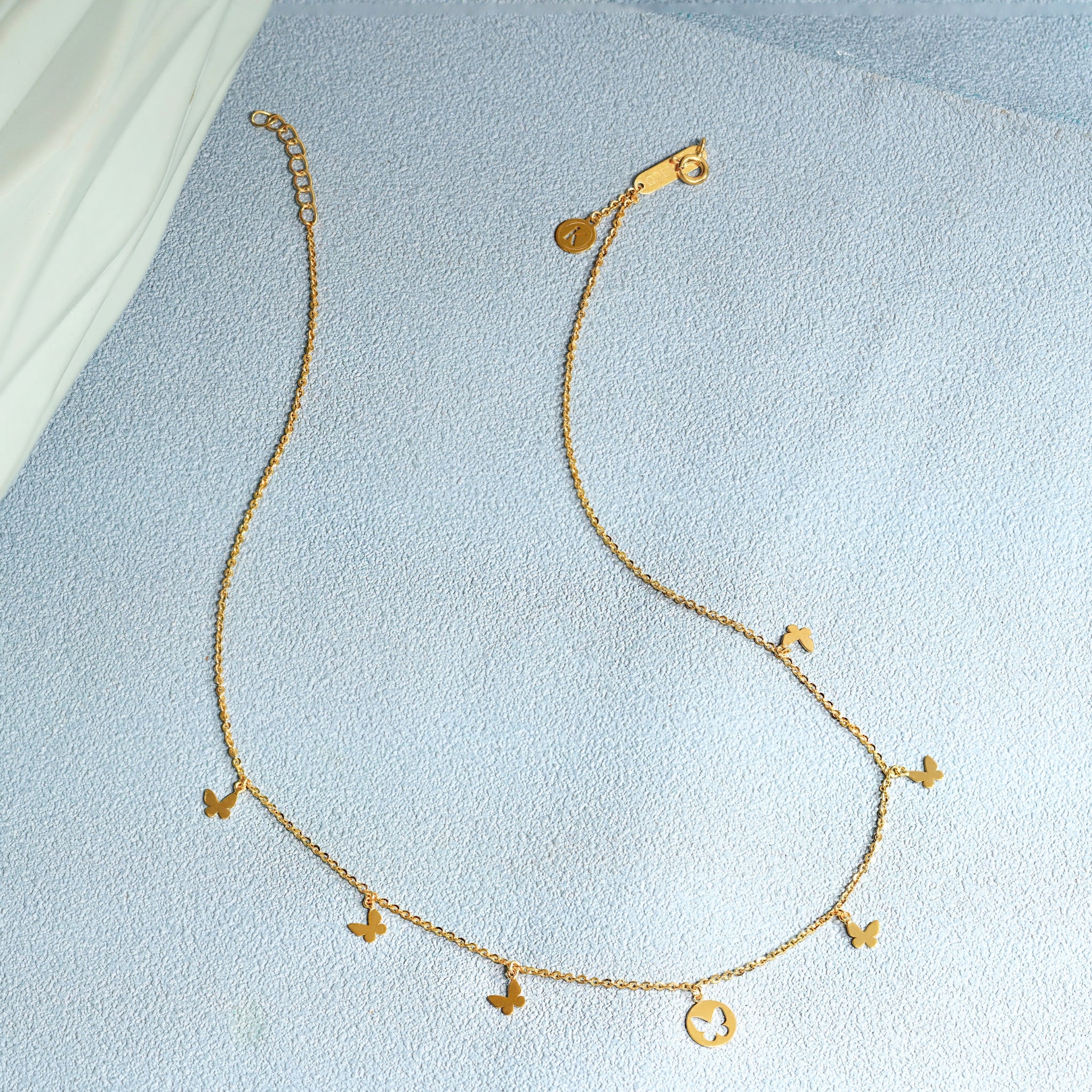 Boho Butterfly Charm Necklace