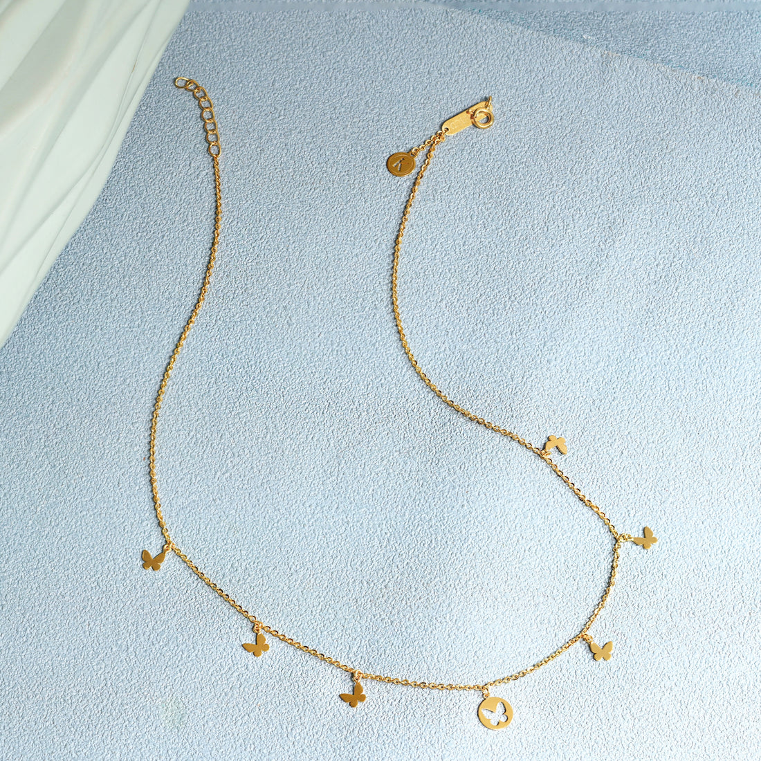 Boho Butterfly Charm Necklace