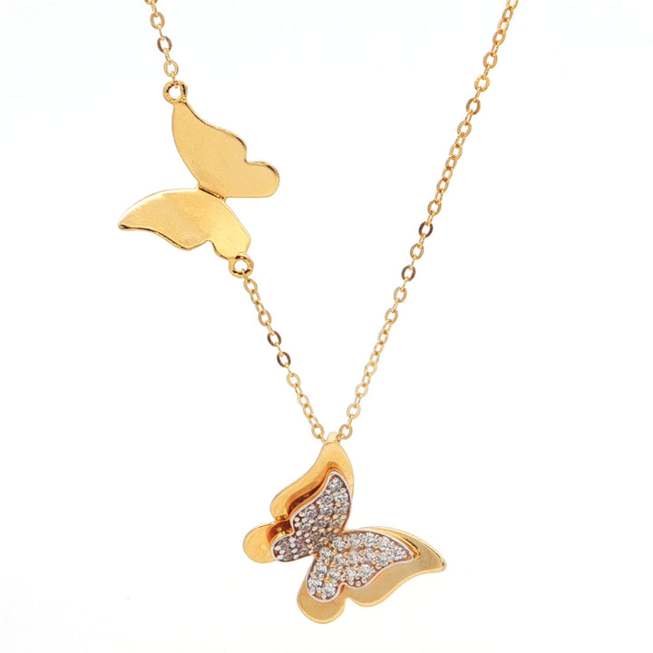 Duo Butterfly Necklace