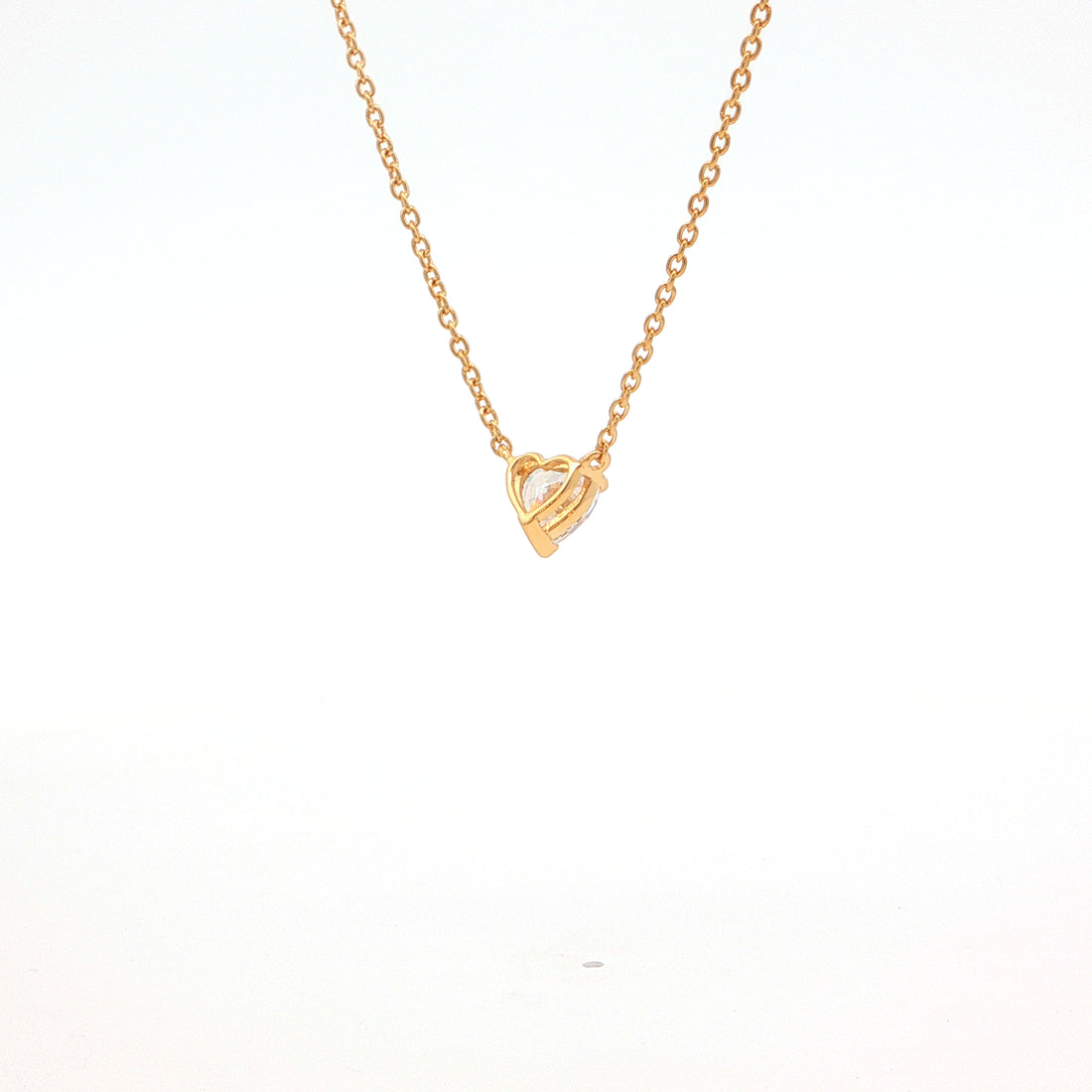 Heart Solitaire Pendant