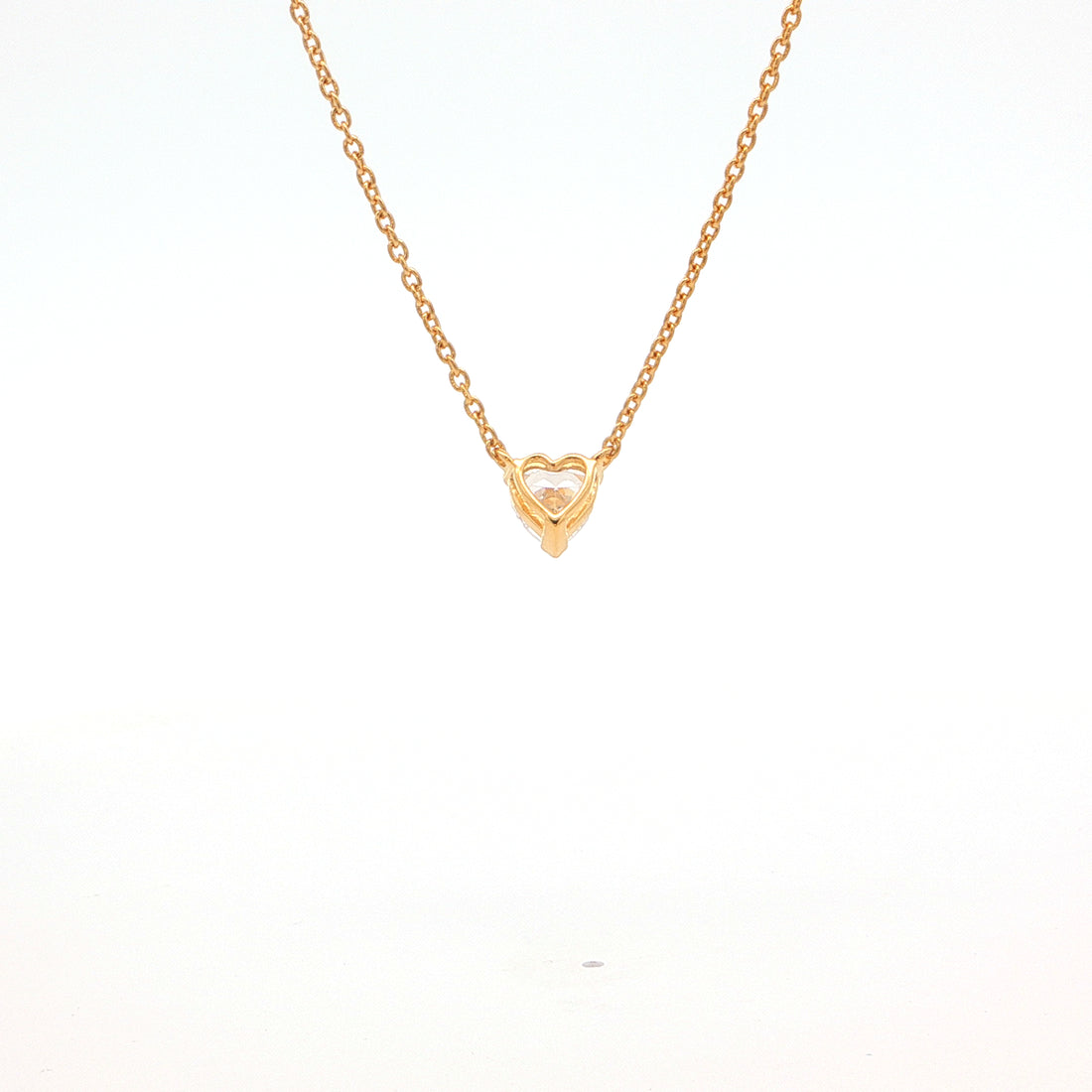 Heart Solitaire Pendant