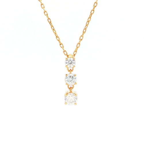 Trio Solitaire Pendant