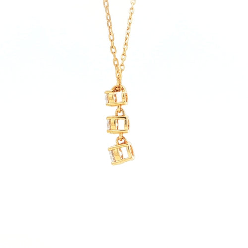 Trio Solitaire Pendant