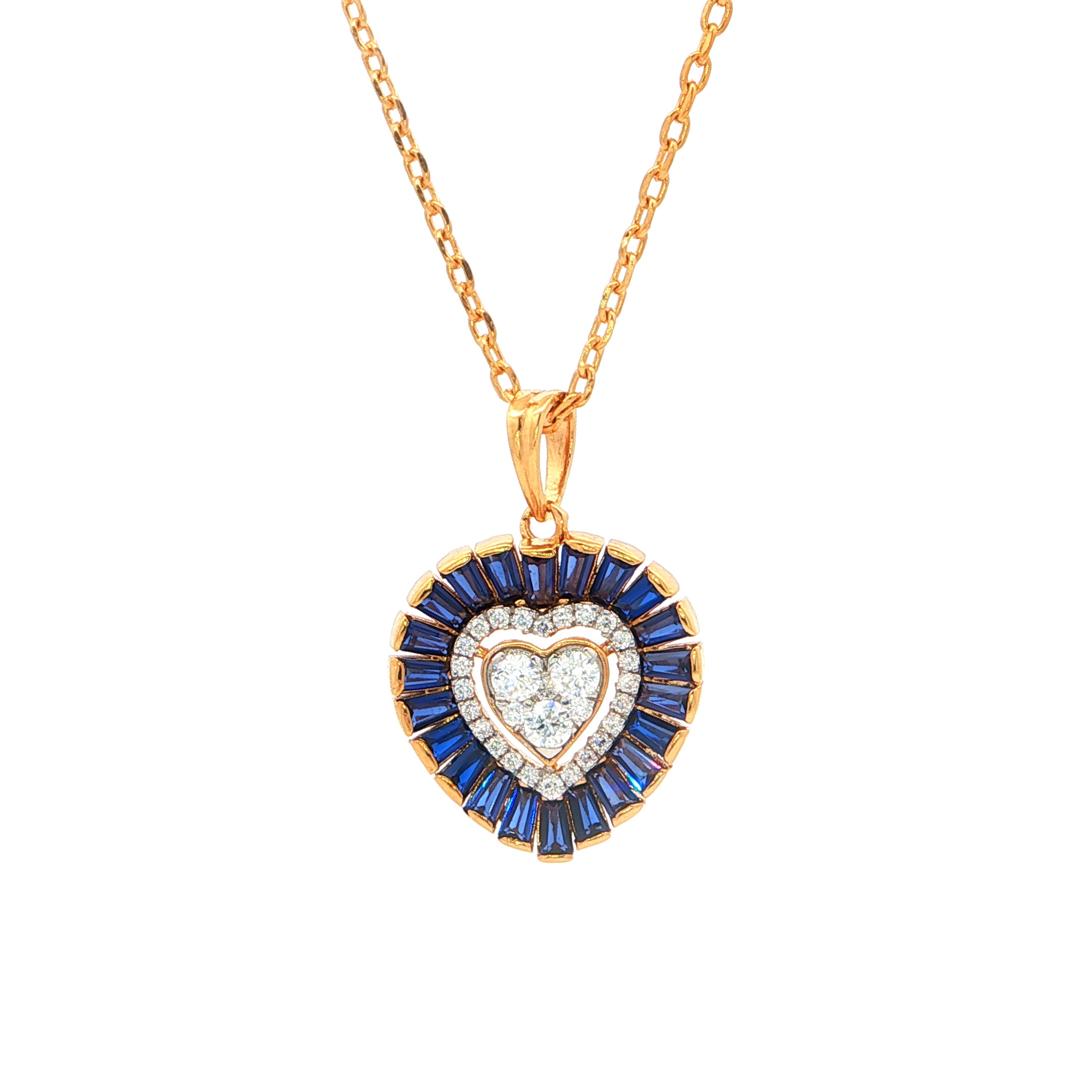 Aura Midnight Heart Pendant