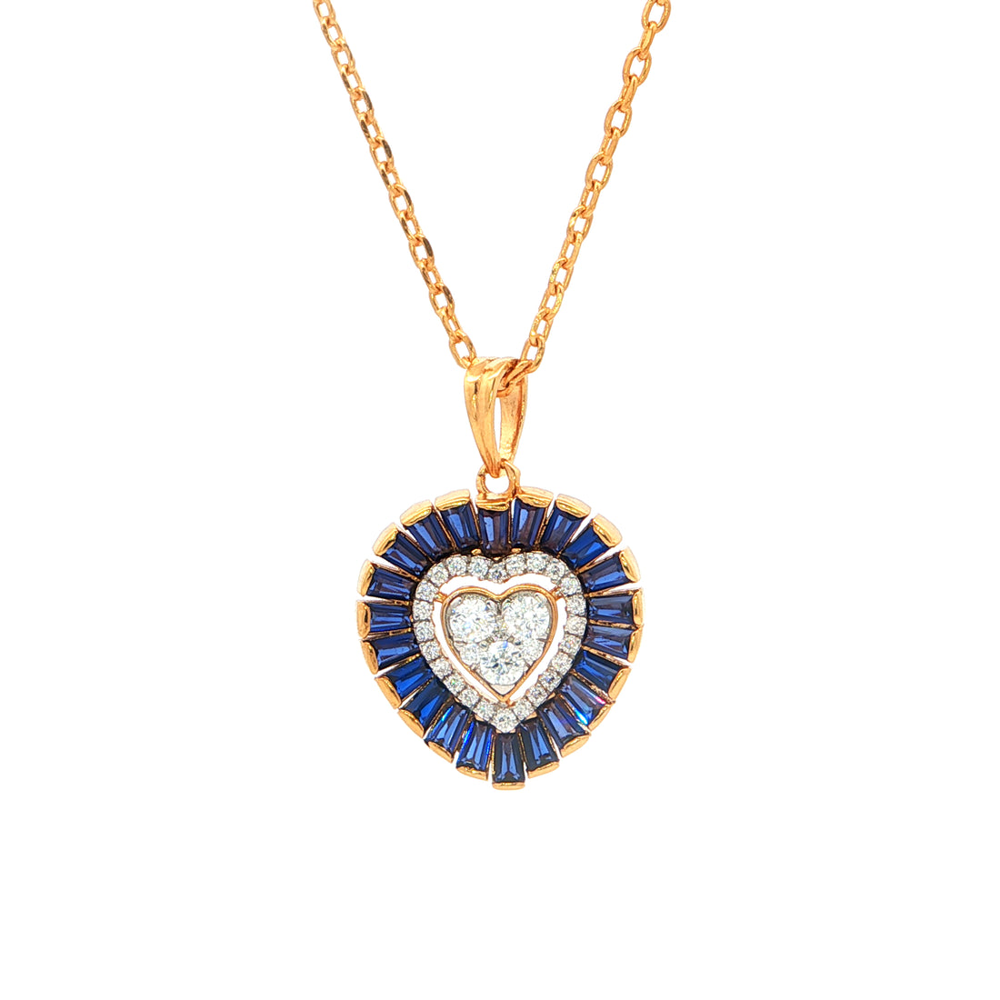 Aura Midnight Heart Pendant