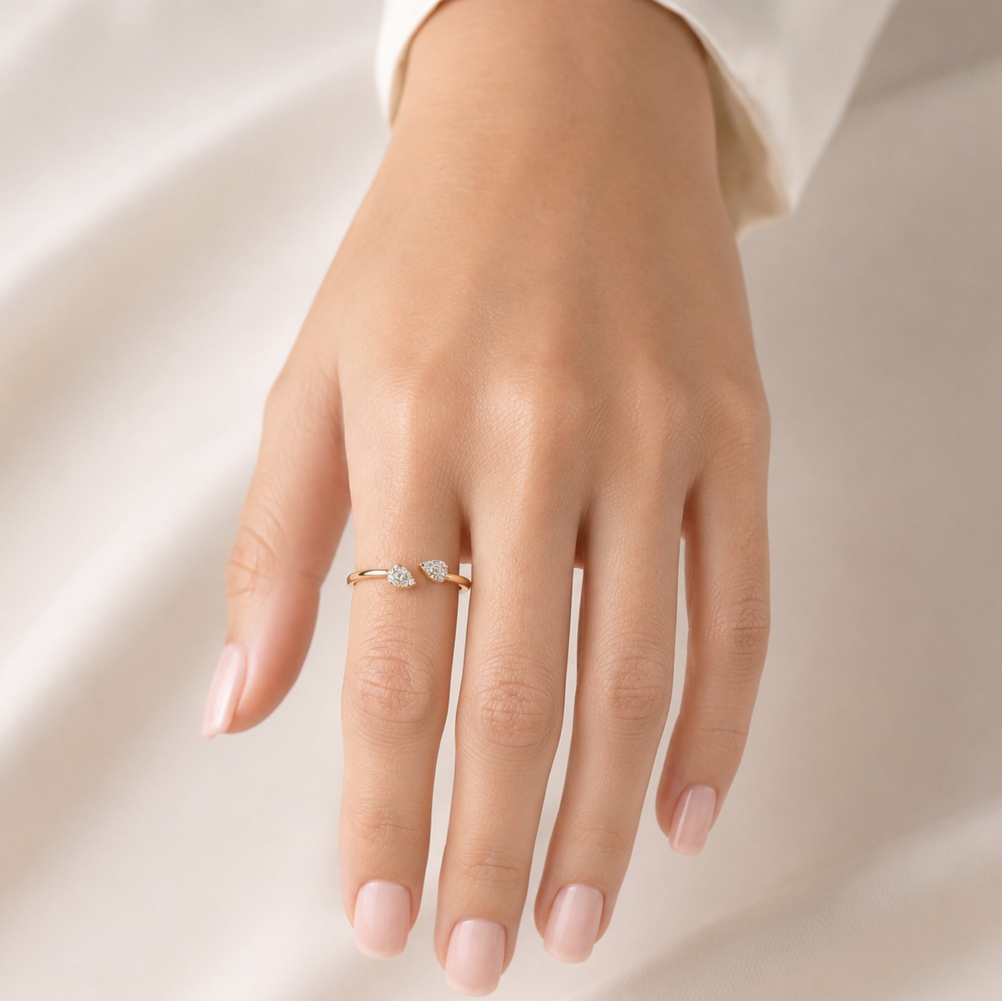 Gold Plated Open Ring