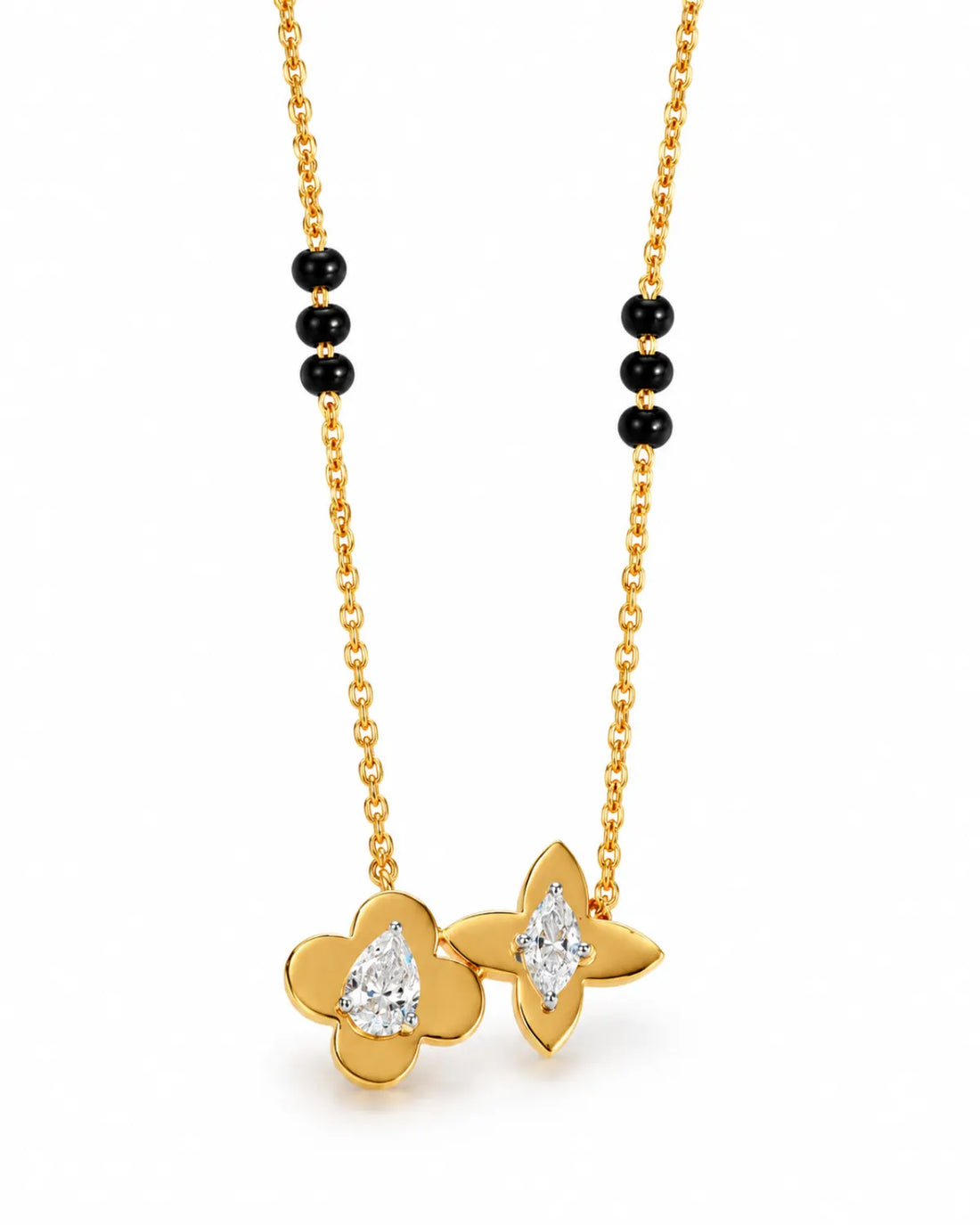 Dual Wing Mangalsutra | Gold Vermeil