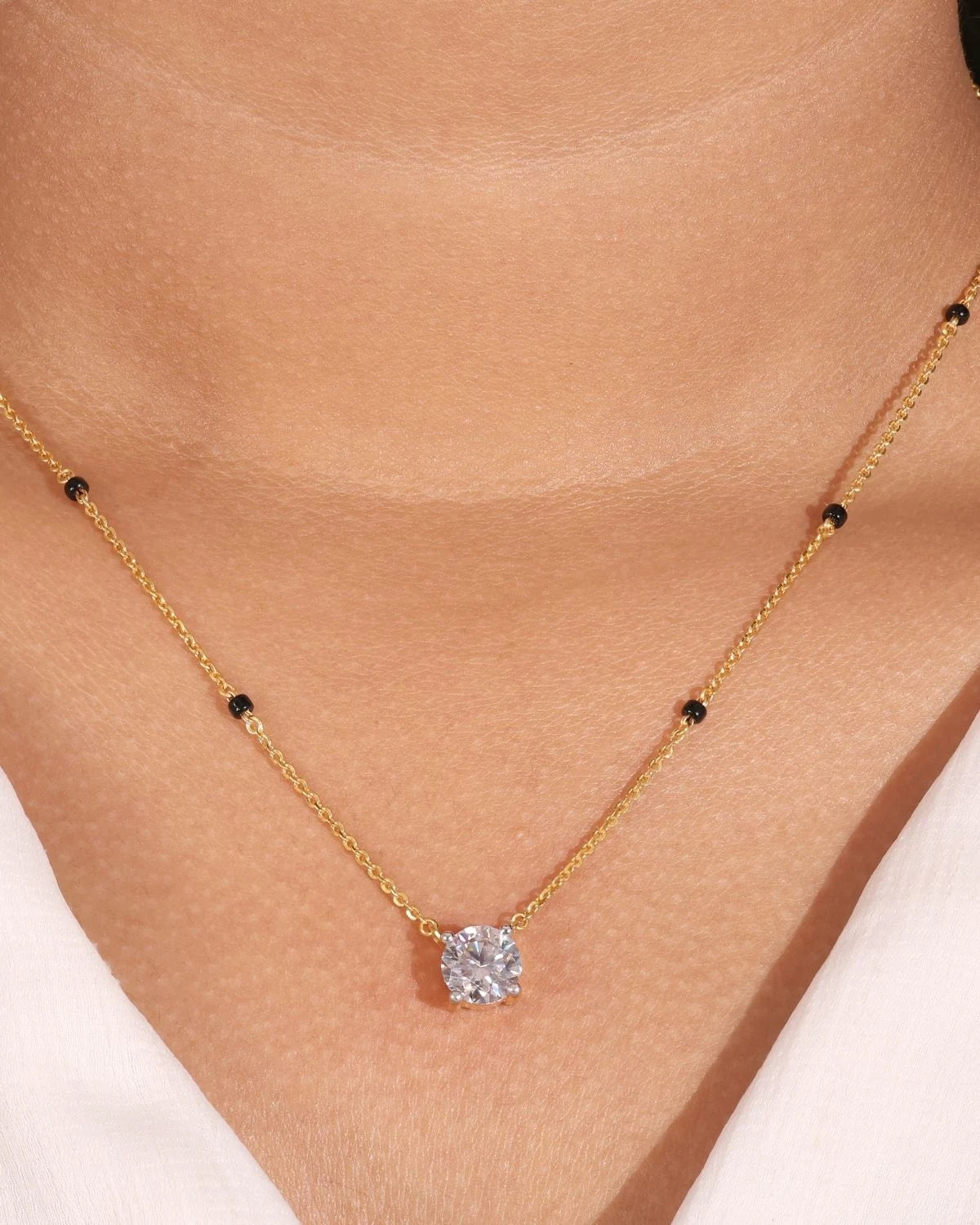 Mira Mangalsutra | Gold Vermeil