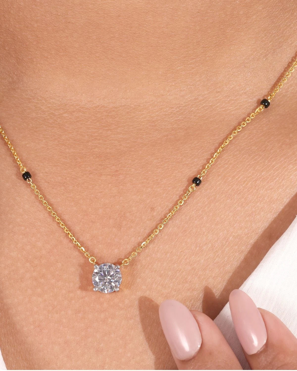 Mira Mangalsutra | Gold Vermeil