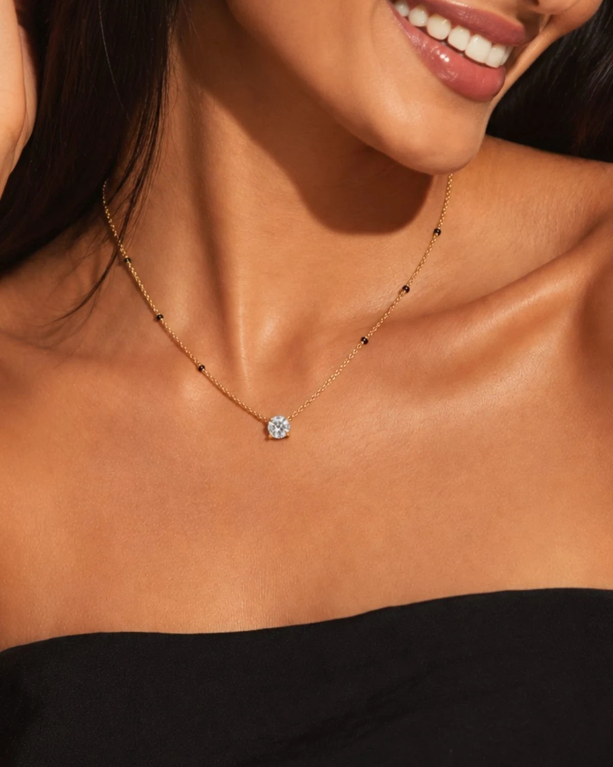 Mira Mangalsutra | Gold Vermeil