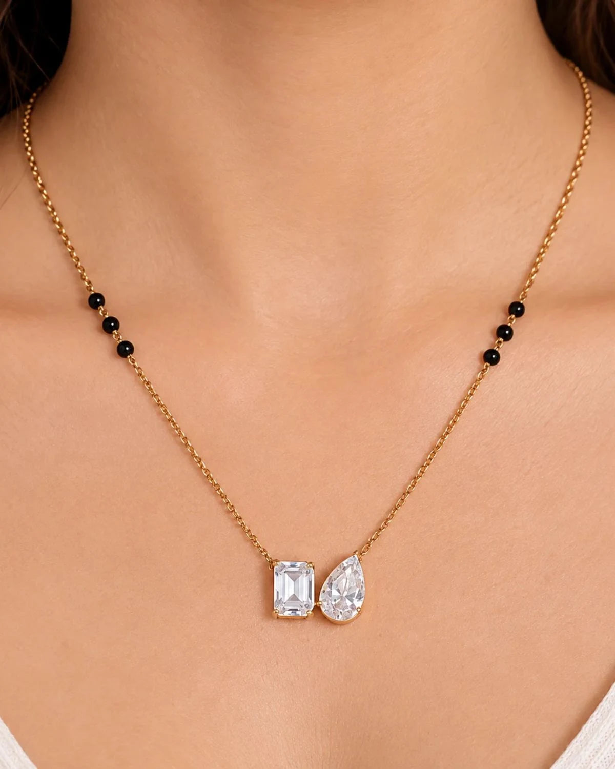 Toi Moi Mangalsutra | Gold Vermeil