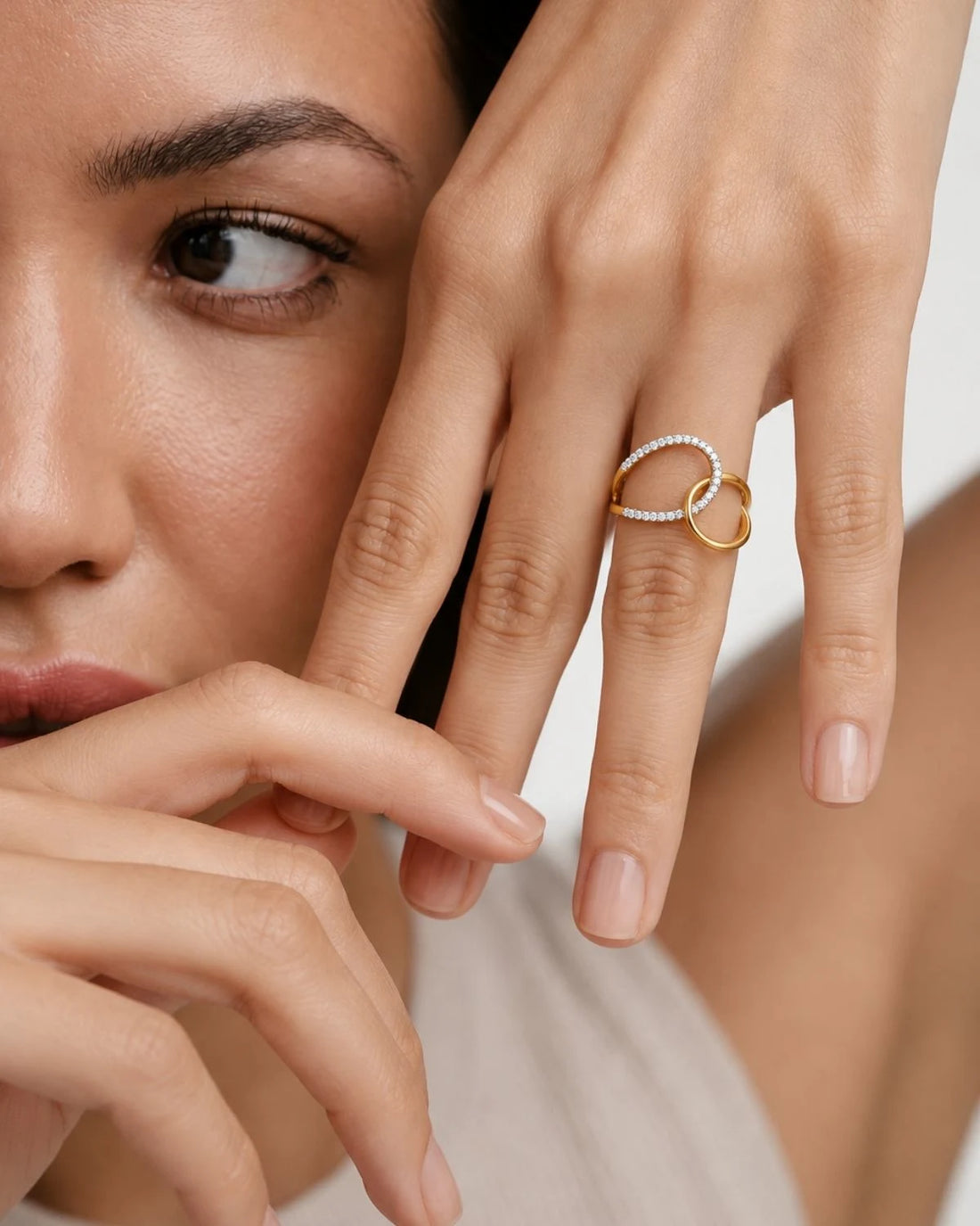 InterConnected Gold Vermeil Ring