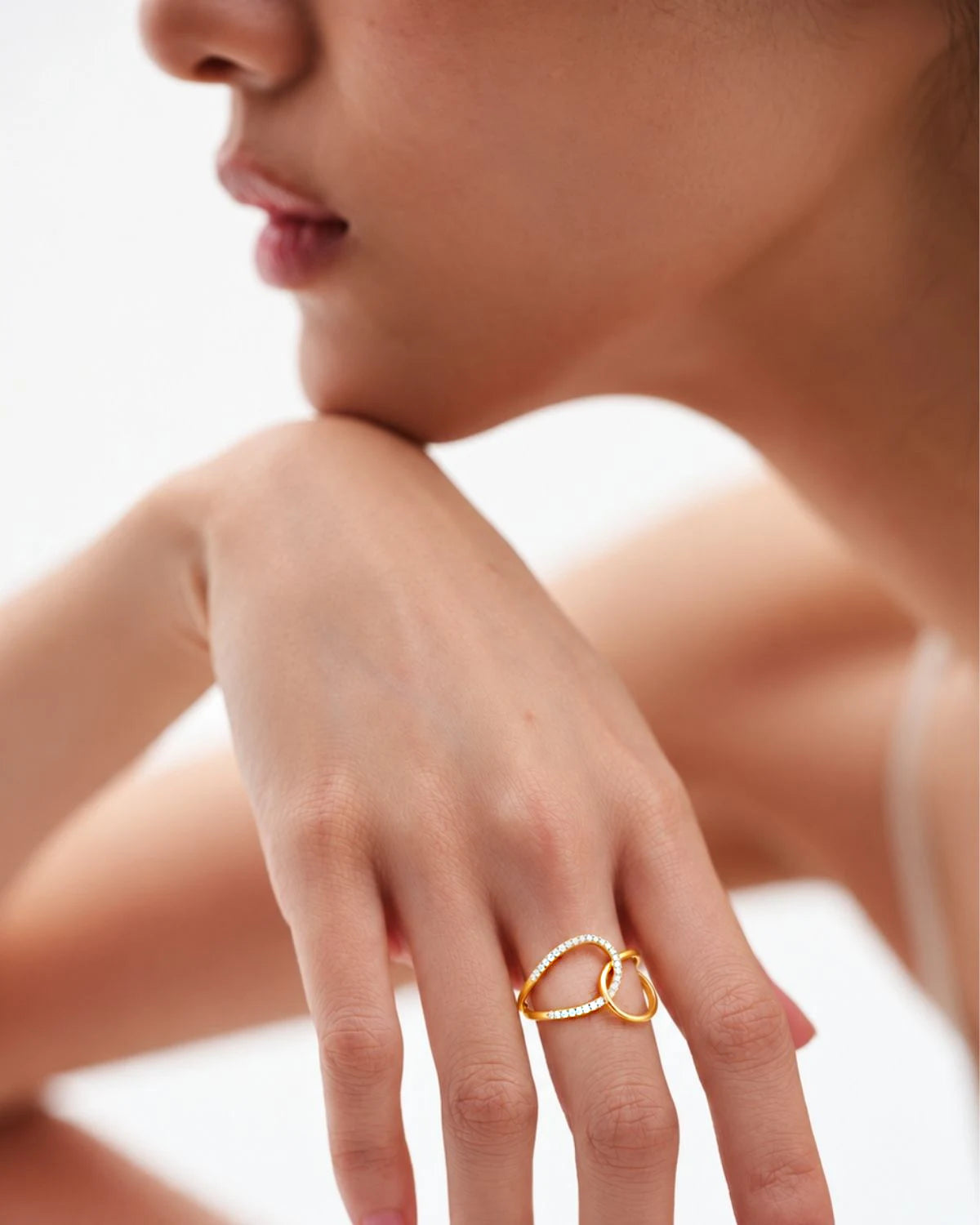 InterConnected Gold Vermeil Ring