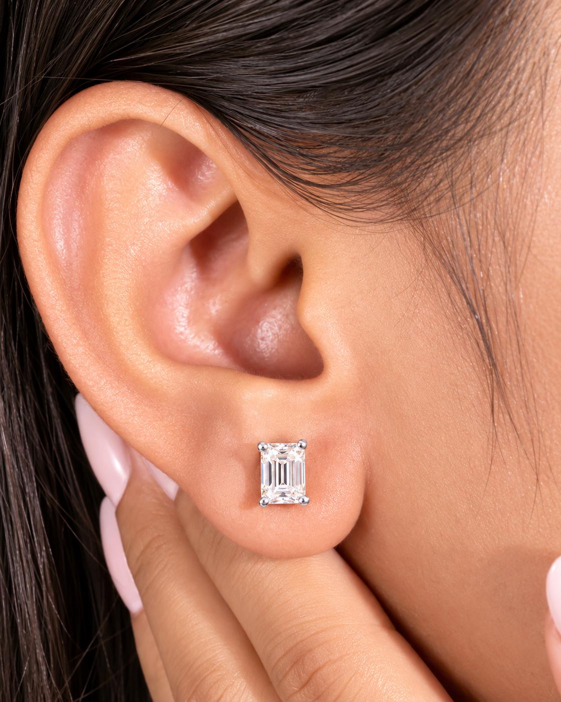 Emerald Luxe Studs | Gold Vermeil