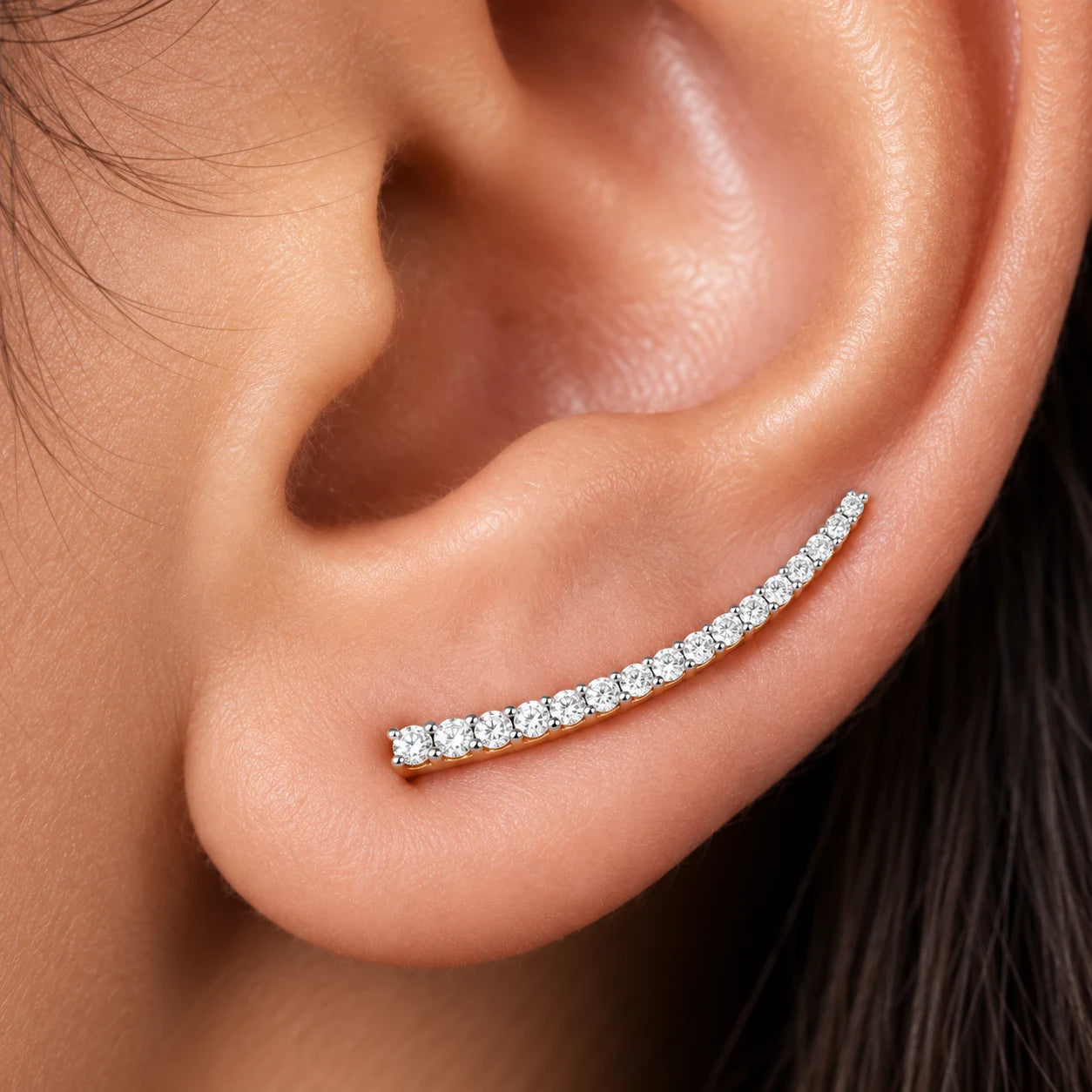 Diamond Ear Cuff earrings