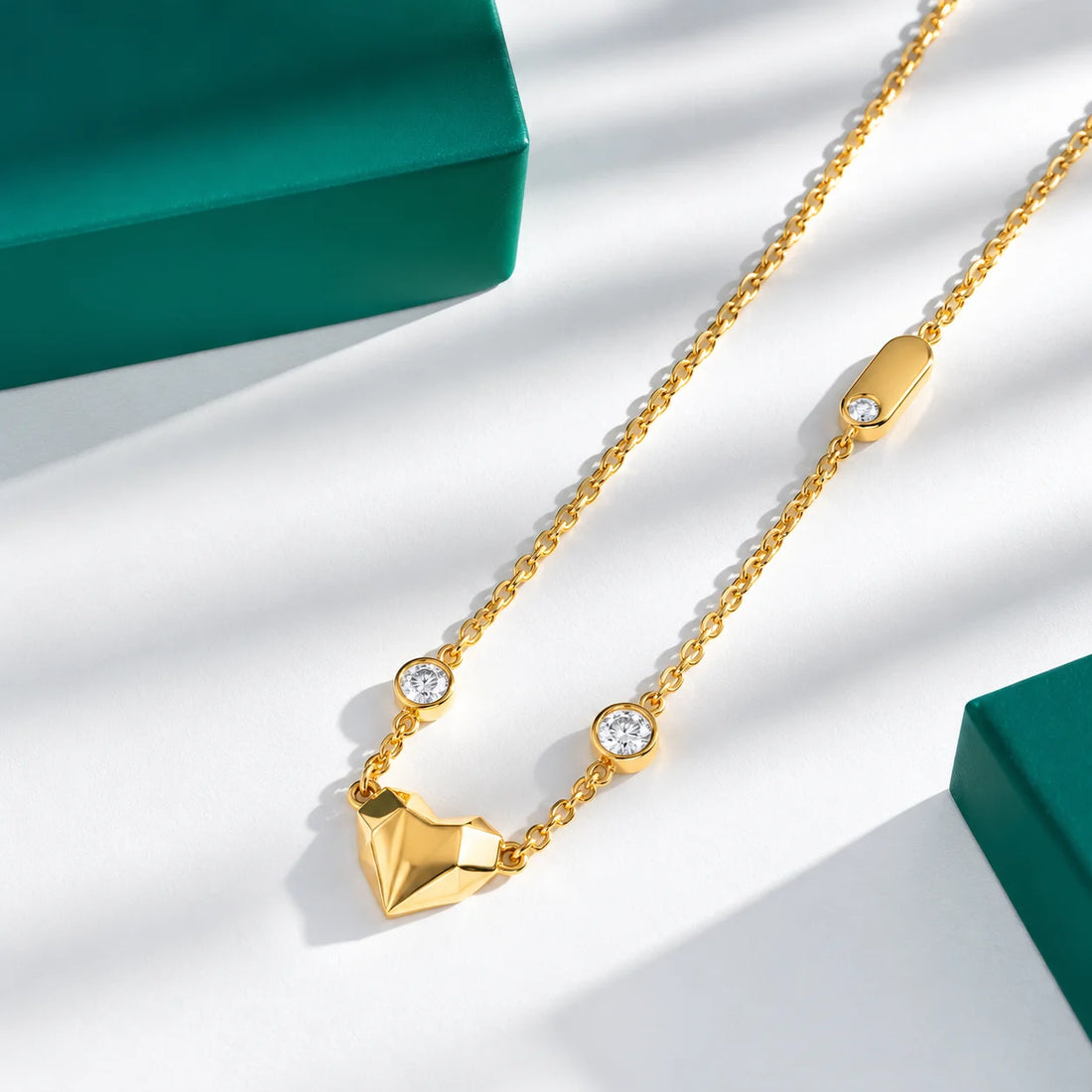 Heart Moissanite Necklace