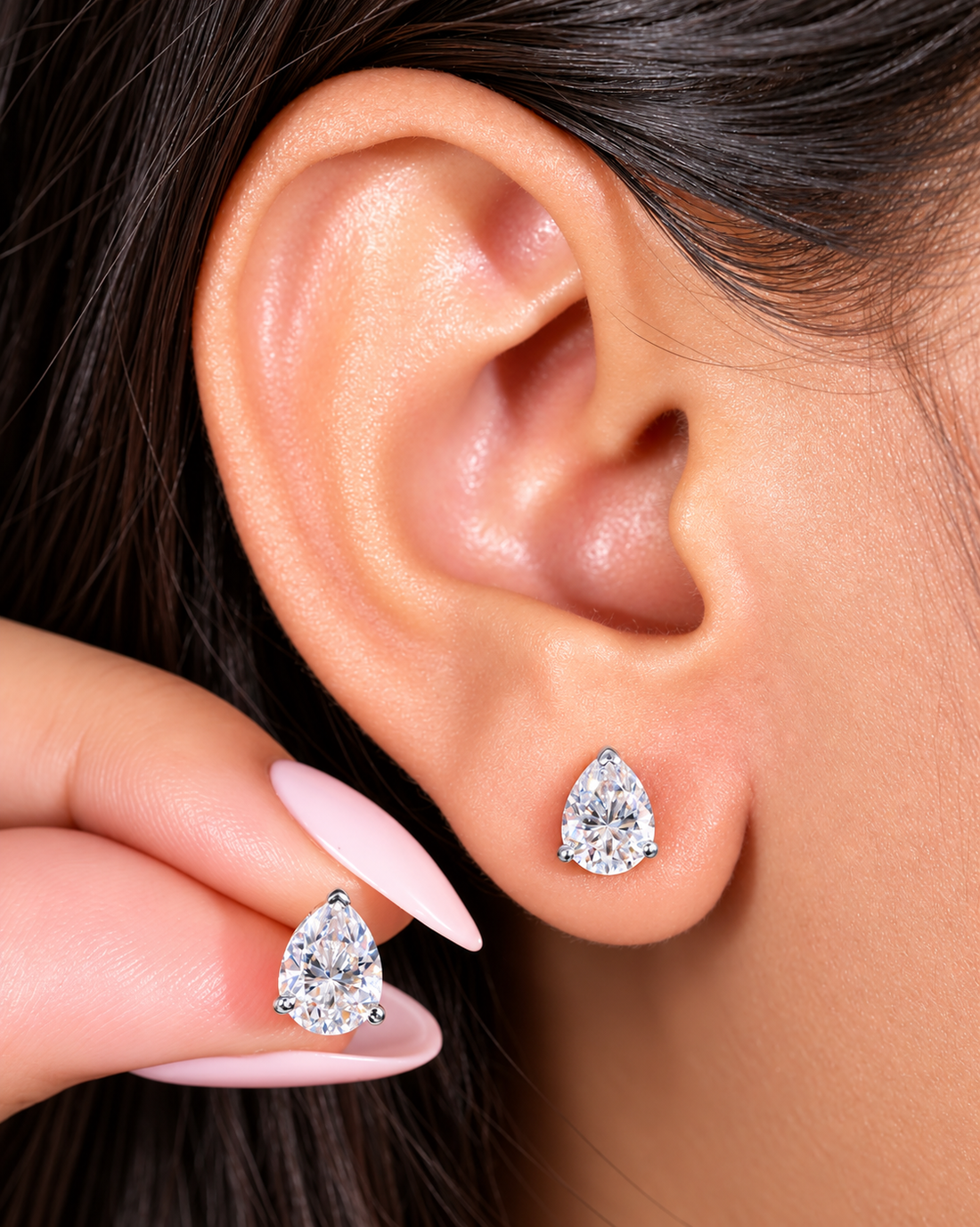 Pear Studs | Gold Vermeil