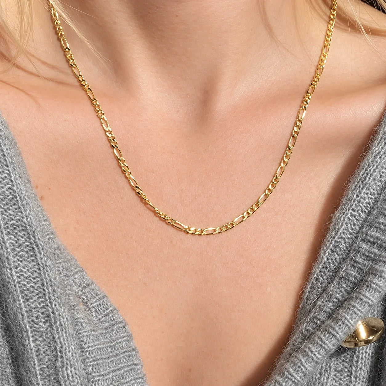Flat Cuban Chain | Gold Plated
